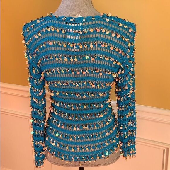 Valenti Beaded Knitted Shell/Sweater - Picture 6 of 9